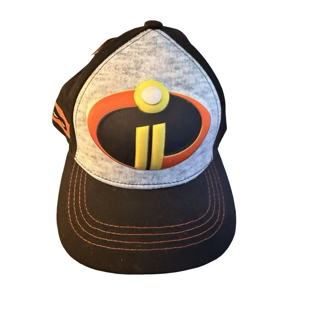 Disney Pixar Incredibles 2 Hat Adjustable Snapback Cap Parr Family Logo New